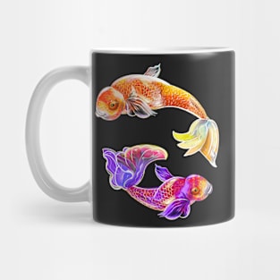 Koi fish pair couple tropical fishing gifts sea ocean nature fish lovers Mug